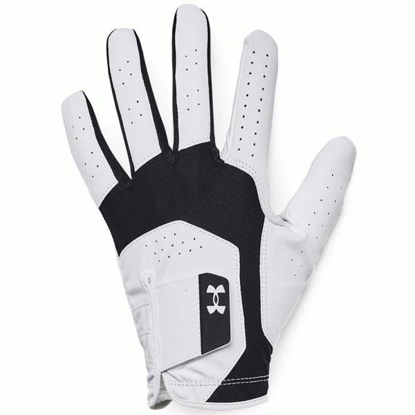 UNDER ARMOUR UA ISO-CHILL GOLF GLOVE – BLACK / WHITE 1 UNDER ARMOUR UA ISO-CHILL GOLF GLOVE – BLACK / WHITE