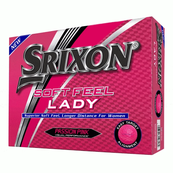 SRIXON SOFT FEEL LADY GOLF BALLS – PINK 1 SRIXON SOFT FEEL LADY GOLF BALLS – PINK