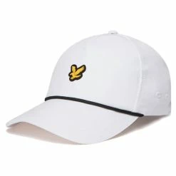 LYLE & SCOTT EAGLE LOGO GOLF CAP – WHITE