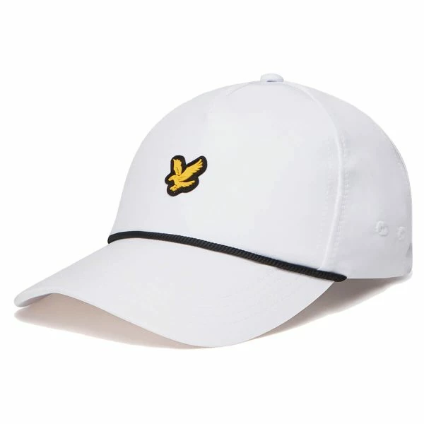 LYLE & SCOTT EAGLE LOGO GOLF CAP – WHITE 1 LYLE & SCOTT EAGLE LOGO GOLF CAP – WHITE