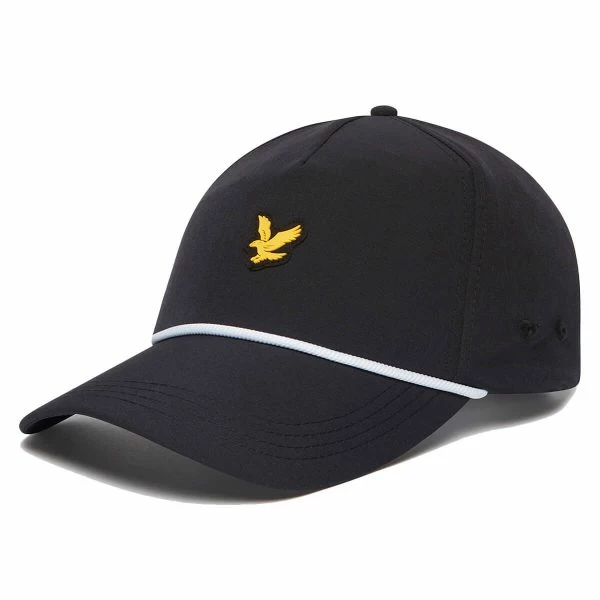 LYLE & SCOTT EAGLE LOGO GOLF CAP – BLACK 1 LYLE & SCOTT EAGLE LOGO GOLF CAP – BLACK