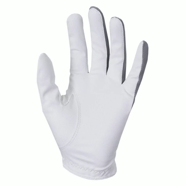 UNDER ARMOUR MEDAL ALL WEATHER GOLF GLOVE – WHITE / GREY 2 UNDER ARMOUR MEDAL ALL WEATHER GOLF GLOVE – WHITE / GREY - Image 2
