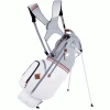 SUN MOUNTAIN Sonnenalp™ MID STRIPE GOLF STAND BAG – WHITE / CADET