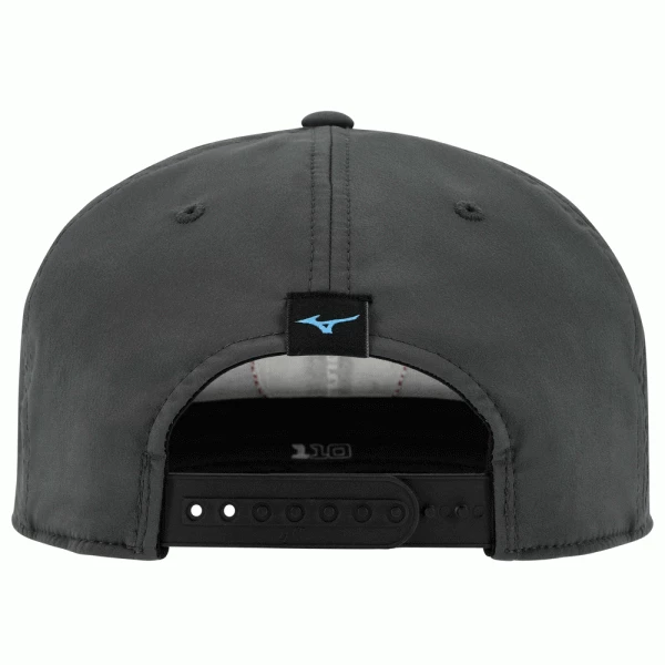 MIZUNO CROSSED CLUBS SNAPBACK GOLF CAP – CHARCOAL 2 MIZUNO CROSSED CLUBS SNAPBACK GOLF CAP – CHARCOAL - Image 2