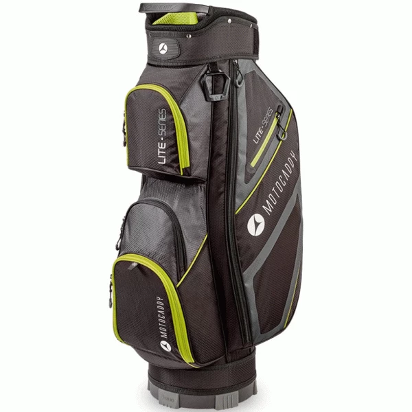 MOTOCADDY LITE SERIES CART BAG – BLACK / LIME 1 MOTOCADDY LITE SERIES CART BAG – BLACK / LIME