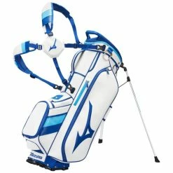 MIZUNO 2023 TOUR STAND BAG β WHITE / BLUE
