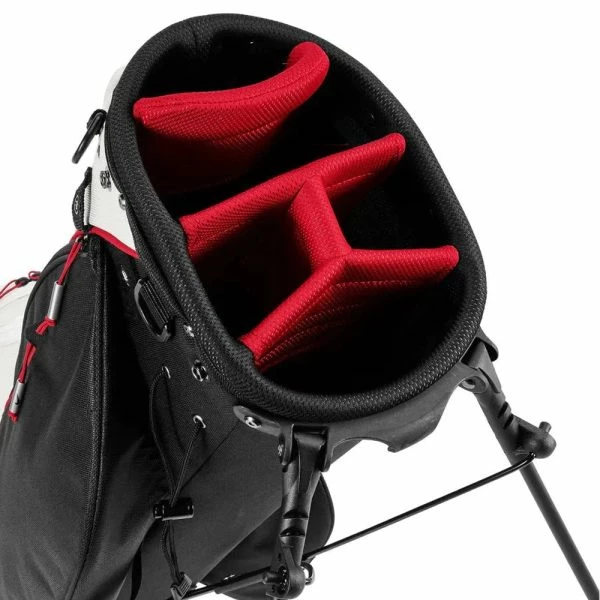 NIKE AIR SPORT LITE GOLF STAND CARRY BAG – BLACK / WHITE / RED 3 NIKE AIR SPORT LITE GOLF STAND CARRY BAG – BLACK / WHITE / RED - Image 3