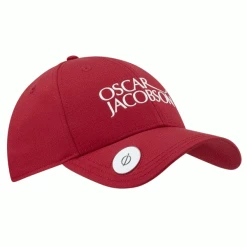 OSCAR JACOBSON MAINE GOLF CAP – JEWEL RED / WHITE