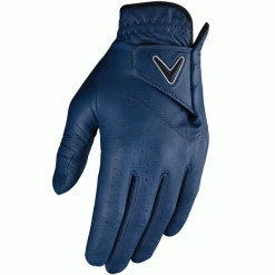 CALLAWAY OPTI-COLOUR LEATHER GOLF GLOVE – NAVY