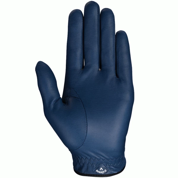 CALLAWAY OPTI-COLOUR LEATHER GOLF GLOVE – NAVY 2 CALLAWAY OPTI-COLOUR LEATHER GOLF GLOVE – NAVY - Image 2