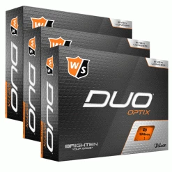 WILSON STAFF DUO OPTIX GOLF BALLS β ORANGE / 3 FOR 2