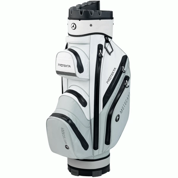 MOTOCADDY 2023 PROTEKTA CART BAG – WHITE 1 MOTOCADDY 2023 PROTEKTA CART BAG – WHITE