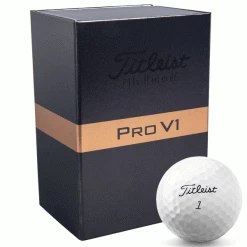 TITLEIST PRO V1 GOLF BALLS β WHITE β DOUBLE DOZEN GIFT BOX
