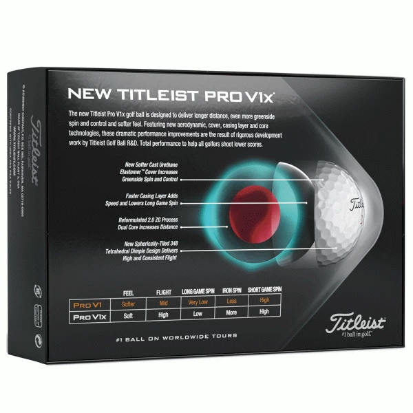 TITLEIST PRO V1x GOLF BALLS – WHITE – #1 GIFT IN GOLF 6 TITLEIST PRO V1x GOLF BALLS – WHITE – #1 GIFT IN GOLF - Image 6