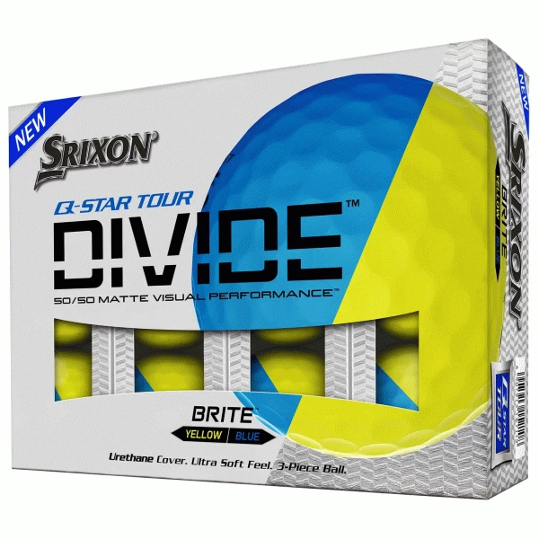 SRIXON 2023 Q STAR TOUR DIVIDE GOLF BALLS – YELLOW / BLUE 1 SRIXON 2023 Q STAR TOUR DIVIDE GOLF BALLS – YELLOW / BLUE