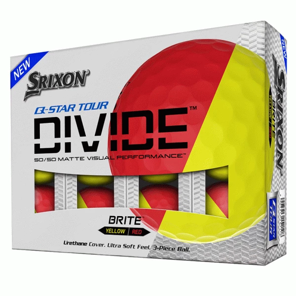 SRIXON 2023 Q STAR TOUR DIVIDE GOLF BALLS β YELLOW / RED 1 SRIXON 2023 Q STAR TOUR DIVIDE GOLF BALLS β YELLOW / RED