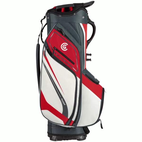 CLEVELAND FRIDAY CART BAG – RED / WHITE / CHARCOAL 3 CLEVELAND FRIDAY CART BAG – RED / WHITE / CHARCOAL - Image 3