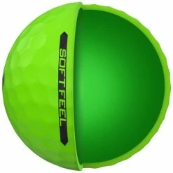 SRIXON 2023 SOFT FEEL GOLF BALLS – BRITE GREEN -BALLS Sales Store SOFT FEEL BRITE GREEN QUARTER VIEW 600x600 1