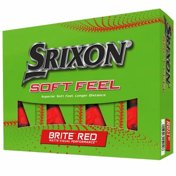 SRIXON 2023 SOFT FEEL GOLF BALLS – BRITE RED 1 SRIXON 2023 SOFT FEEL GOLF BALLS – BRITE RED