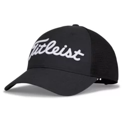 TITLEIST PLAYERS SPACE DYE MESH CAP – BLACK