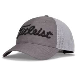 TITLEIST PLAYERS SPACE DYE MESH CAP – GREY