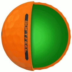 SRIXON SOFT FEEL BRITE GOLF BALLS – ORANGE -BALLS Sales Store SRIXONORANGE4 600x600 1