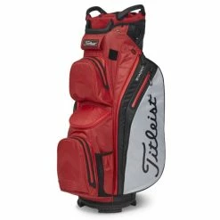 TITLEIST STADRY 14 GOLF CART BAG β RED / GREY / BLACK