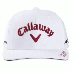 CALLAWAY 2023 TA PERFORMANCE CAP – WHITE / RED -BALLS Sales Store TA23RED2 600x600 1