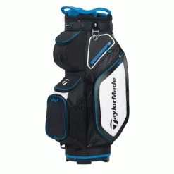 TAYLORMADE PRO SERIES 8.0 GOLF CART BAG – BLACK / WHITE / BLUE