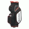 TAYLORMADE PRO SERIES 8.0 GOLF CART BAG – BLACK / WHITE / RED
