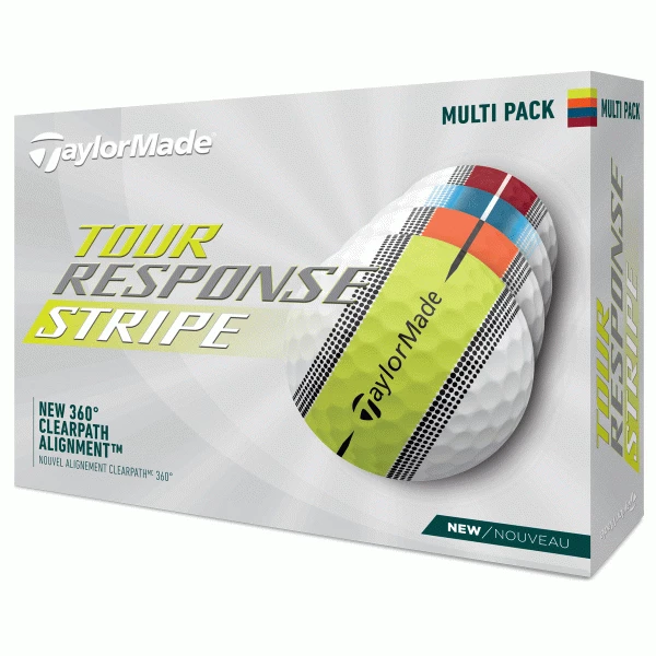 TAYLORMADE 2023 TOUR RESPONSE STRIPE GOLF BALLS – MULTICOLOUR 1 TAYLORMADE 2023 TOUR RESPONSE STRIPE GOLF BALLS – MULTICOLOUR