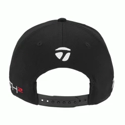 TAYLORMADE TOUR FLAT BILL STEALTH2 GOLF CAP – BLACK -BALLS Sales Store TOURFLATBILL BLACK2 600x600 1