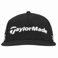 TAYLORMADE TOUR FLAT BILL STEALTH2 GOLF CAP – BLACK -BALLS Sales Store TOURFLATBILL BLACK5 600x600 1