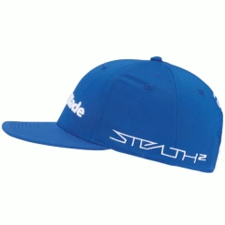 TAYLORMADE TOUR FLAT BILL STEALTH2 GOLF CAP – BLUE -BALLS Sales Store TOURFLATBILL BLUE6 600x600 1