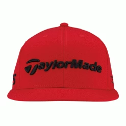 TAYLORMADE TOUR FLAT BILL STEALTH2 GOLF CAP – RED -BALLS Sales Store TOURFLATBILL RED3 600x600 1