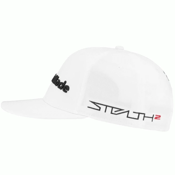 TAYLORMADE TOUR FLAT BILL STEALTH2 GOLF CAP – WHITE 4 TAYLORMADE TOUR FLAT BILL STEALTH2 GOLF CAP – WHITE - Image 4