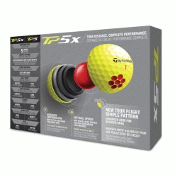 TAYLORMADE TP5x GOLF BALLS – YELLOW -BALLS Sales Store TP5XY1 600x600 1