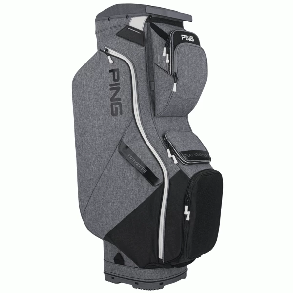 PING TRAVERSE 214 GOLF CART BAG – HEATHER GREY / BLACK 1 PING TRAVERSE 214 GOLF CART BAG – HEATHER GREY / BLACK