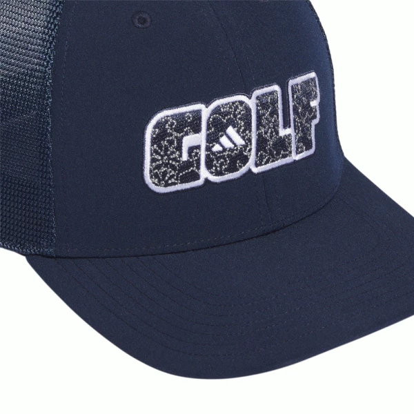 ADIDAS LOW PROFILE TRUCKER GOLF CAP – NAVY 3 ADIDAS LOW PROFILE TRUCKER GOLF CAP – NAVY - Image 3