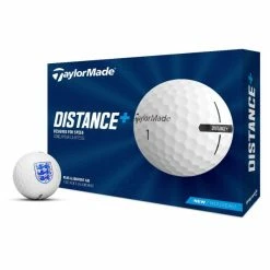 TAYLORMADE ENGLAND DISTANCE+ GOLF BALLS / DOZEN