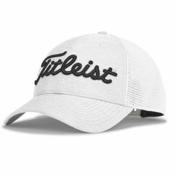 TITLEIST PLAYERS SPACE DYE MESH CAP – WHITE 2 TITLEIST PLAYERS SPACE DYE MESH CAP – WHITE - Image 2