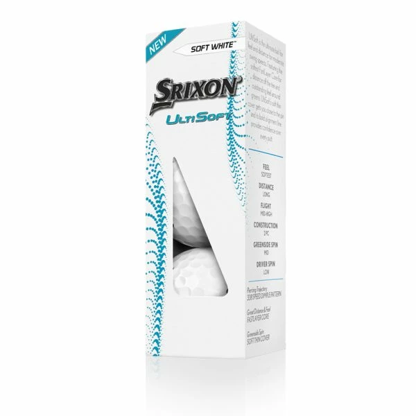 SRIXON ULTISOFT GOLF BALLS – WHITE 5 SRIXON ULTISOFT GOLF BALLS – WHITE - Image 5