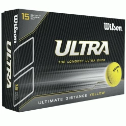 WILSON ULTRA GOLF BALLS – 15 BALL PACK / YELLOW