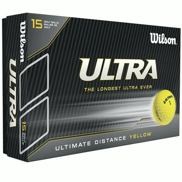 WILSON ULTRA GOLF BALLS – 15 BALL PACK / YELLOW 1 WILSON ULTRA GOLF BALLS – 15 BALL PACK / YELLOW