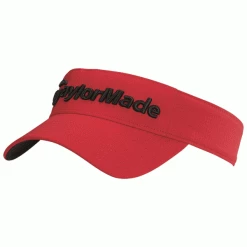 TAYLORMADE PERFORMANCE RADAR GOLF VISOR – RED