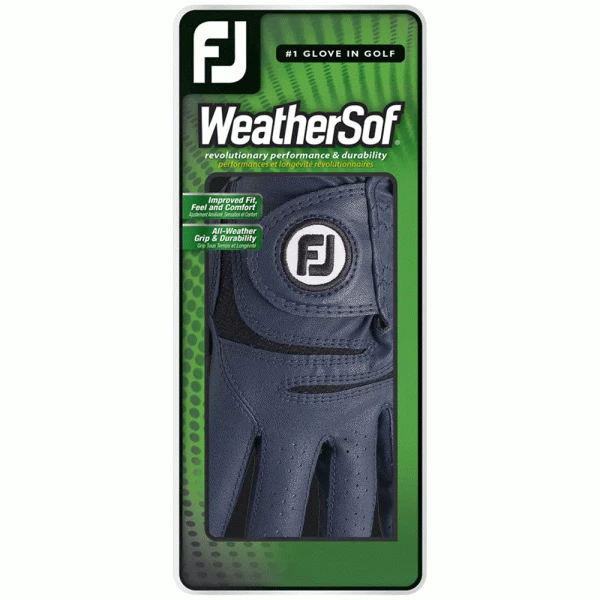FOOTJOY WEATHERSOF LADIES ALL WEATHER GOLF GLOVE – NAVY 2 FOOTJOY WEATHERSOF LADIES ALL WEATHER GOLF GLOVE – NAVY - Image 2