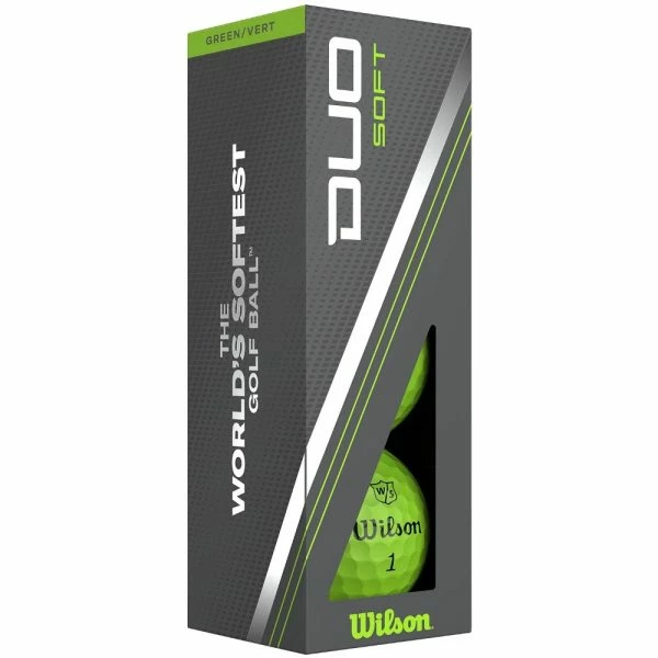 WILSON DUO SOFT GOLF BALLS – GREEN 4 WILSON DUO SOFT GOLF BALLS – GREEN - Image 4
