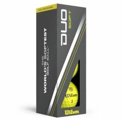 WILSON DUO SOFT GOLF BALLS – YELLOW 7 WILSON DUO SOFT GOLF BALLS – YELLOW -BALLS Sales Store WILSON DUOSOFT 3BALL YELLOW PACKAGING 600x600 1