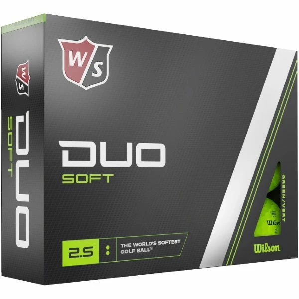WILSON DUO SOFT GOLF BALLS – GREEN 1 WILSON DUO SOFT GOLF BALLS – GREEN