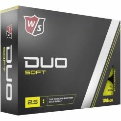 WILSON DUO SOFT GOLF BALLS – YELLOW